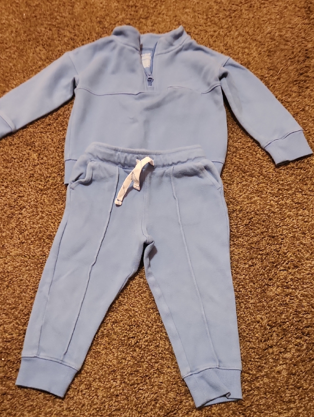 Cat & Jack Light Blue Kids Matching Sweatshirt and Joggers Set